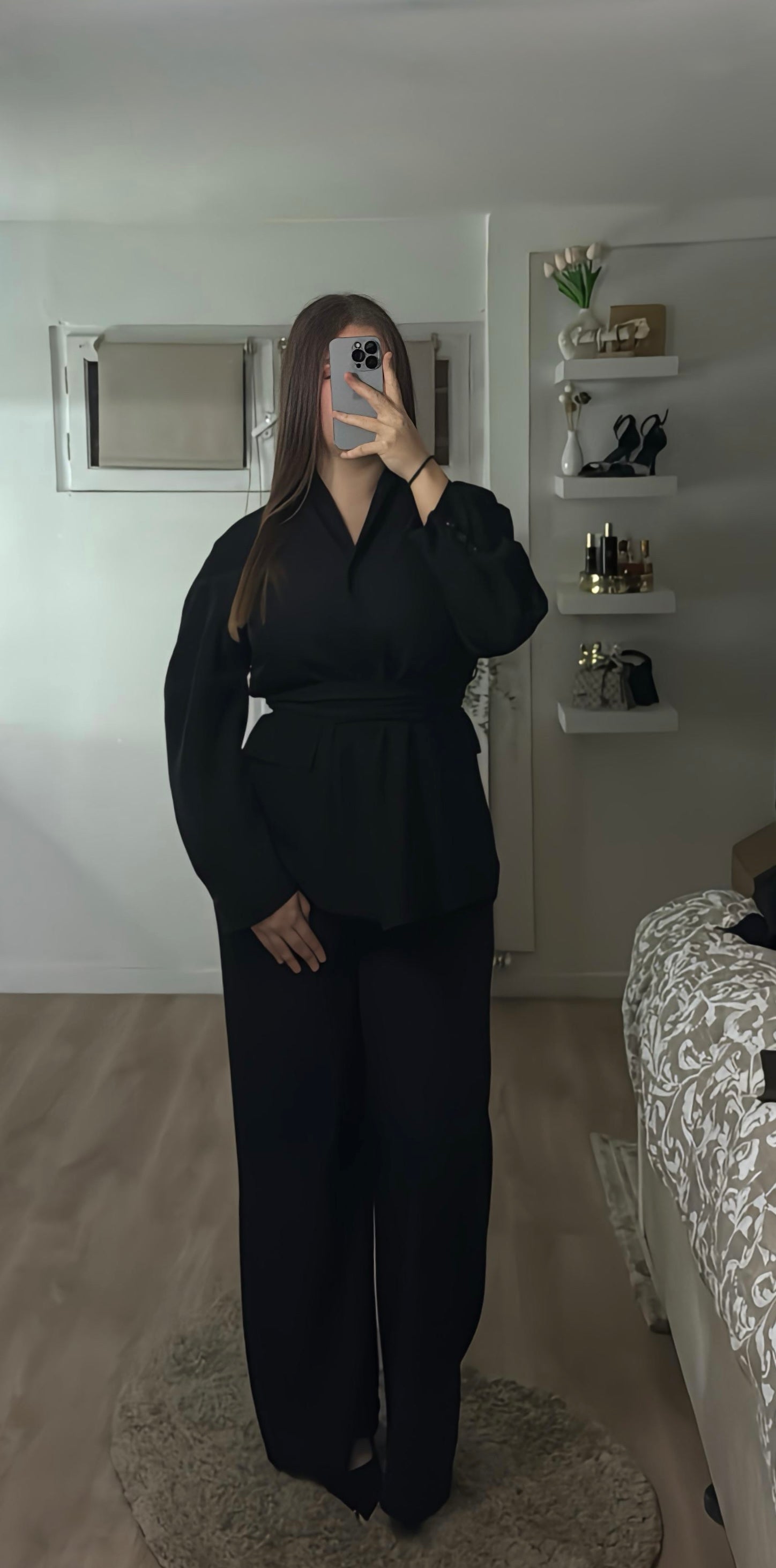 Ensemble blazer ceintré Alma Noir