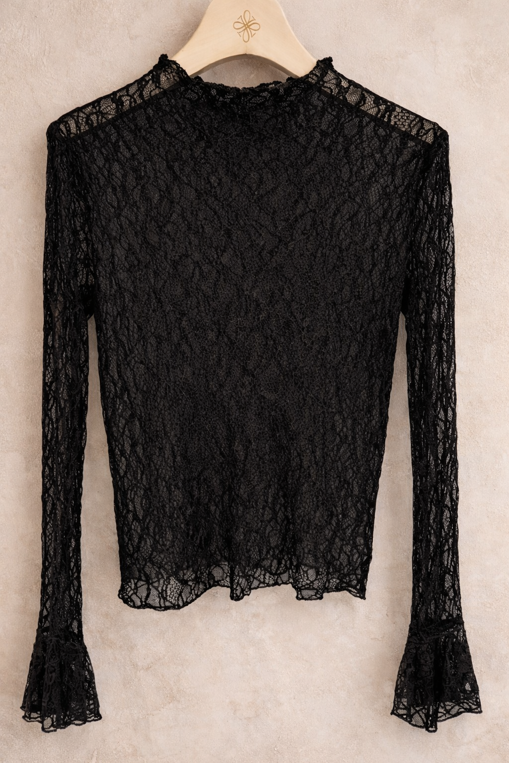 Top dentelle Alya noir