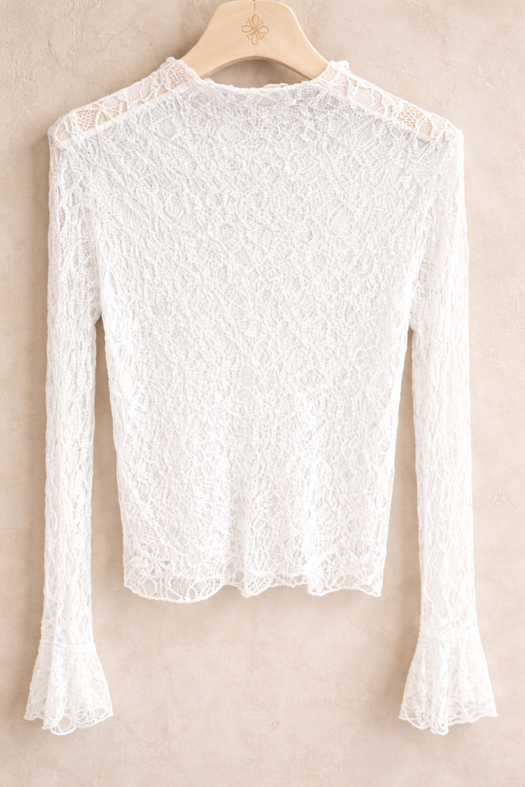 Top dentelle Alya blanc